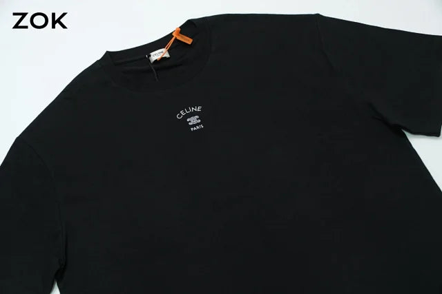 ZOK / 셀린느 자수 반팔티