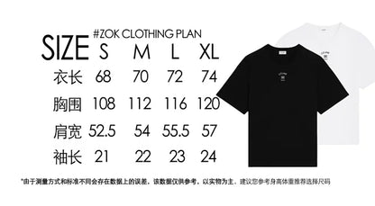 ZOK / 셀린느 자수 반팔티