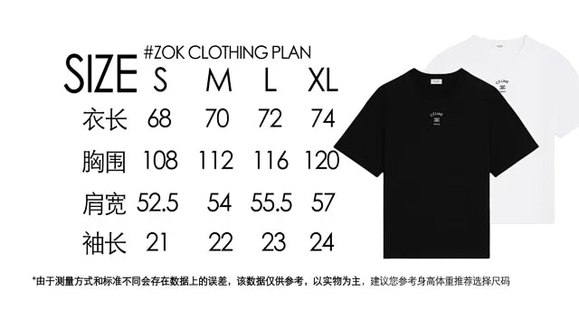 ZOK / 셀린느 자수 반팔티