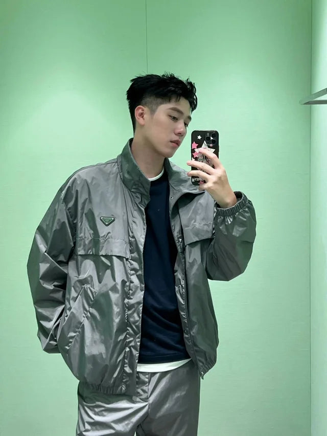MK / 프라다 가벼운 스탠카라 자켓