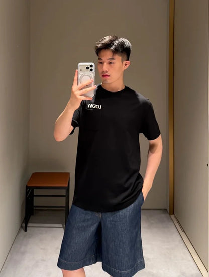 조커 / 로에베 반팔티 Loe 26 SS 자수 이니셜 포켓 반소매 티셔츠