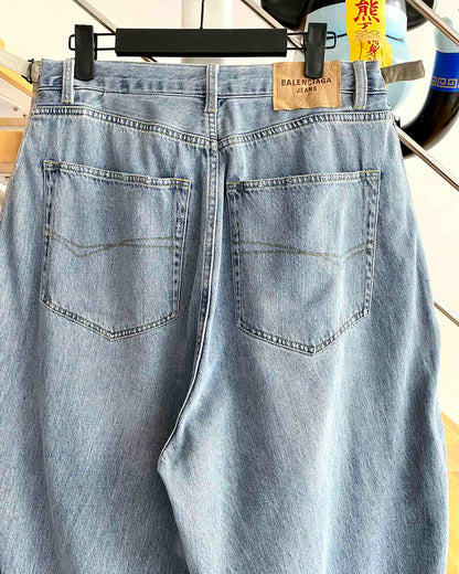 계단집/발렌시아가 남성 멀티포켓 조립 청바지
