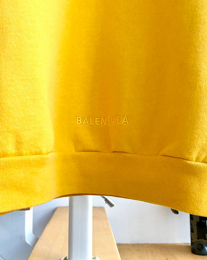 계단집/발렌시아가 남여 심슨 프린트 후드티 엘로우