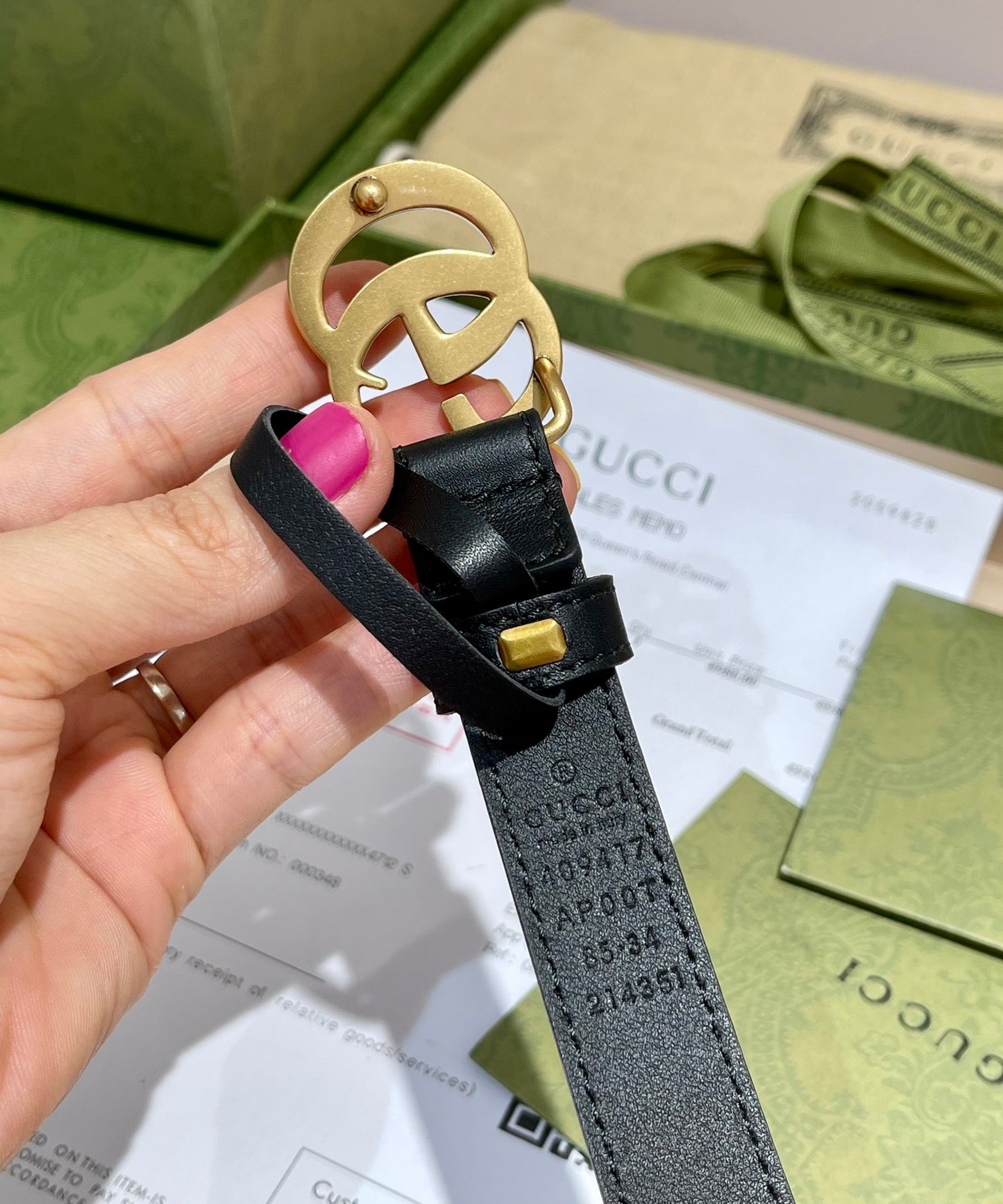 Gucci belt