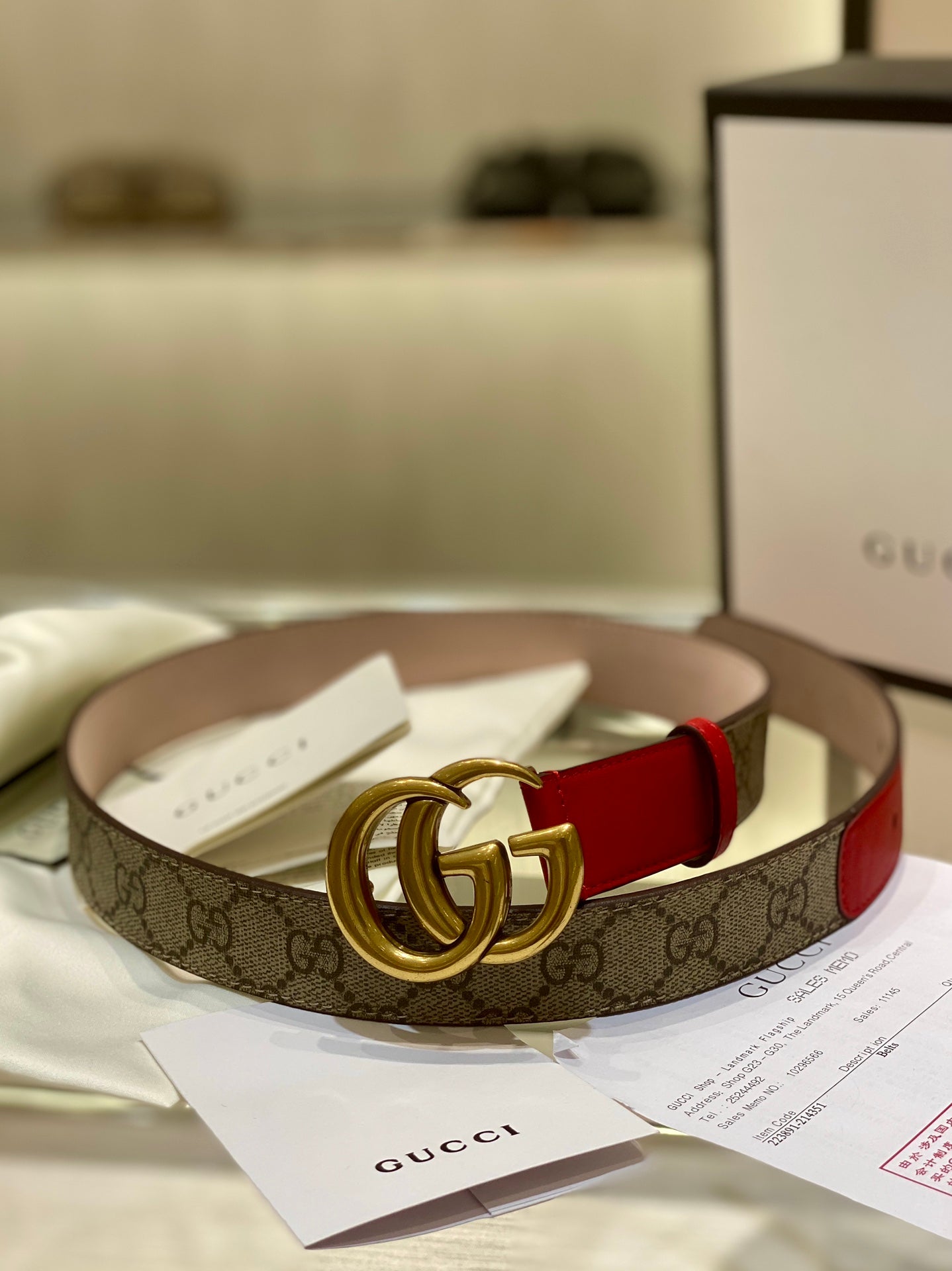 Gucci belt