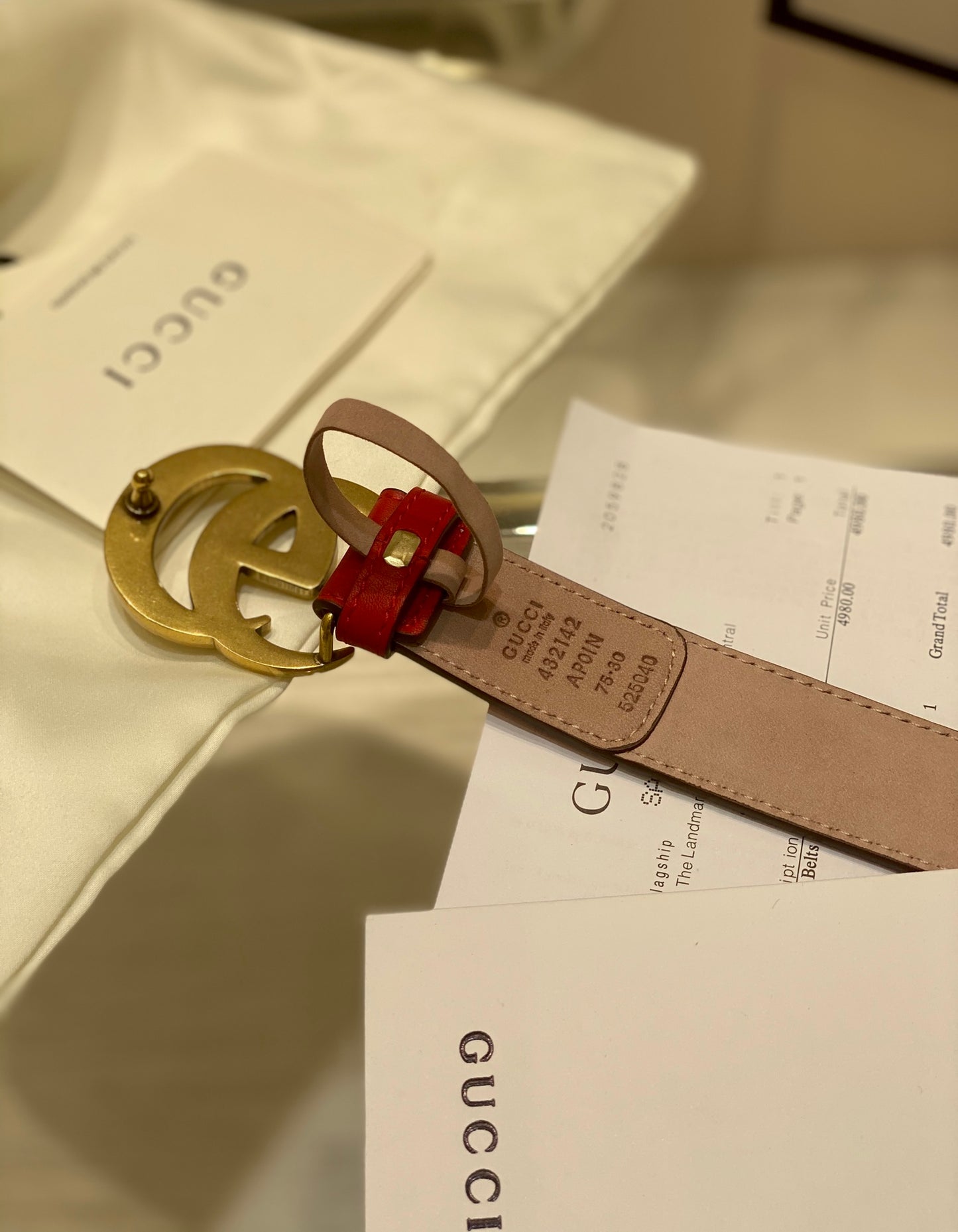 Gucci belt