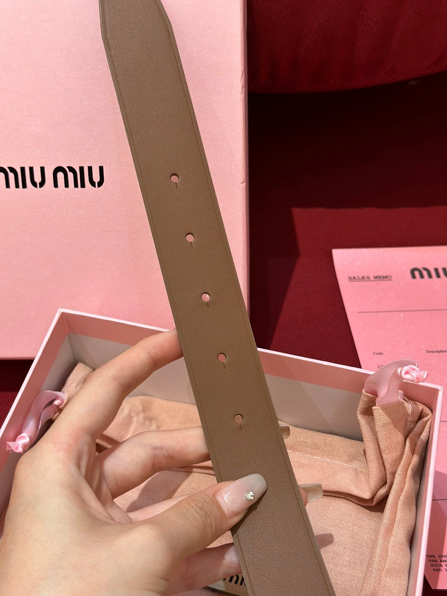 Miu Miu Belt