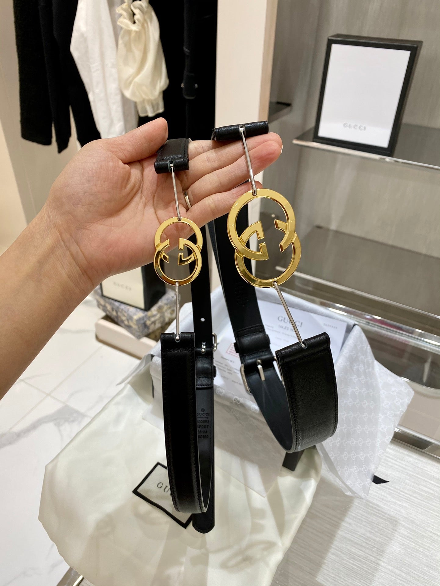 여성 샤넬 벨트