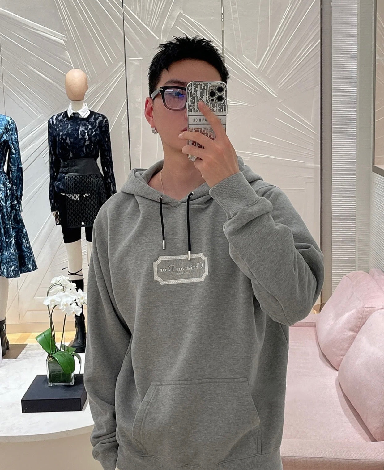 TJ셀러/디올 남성 루즈핏 후드