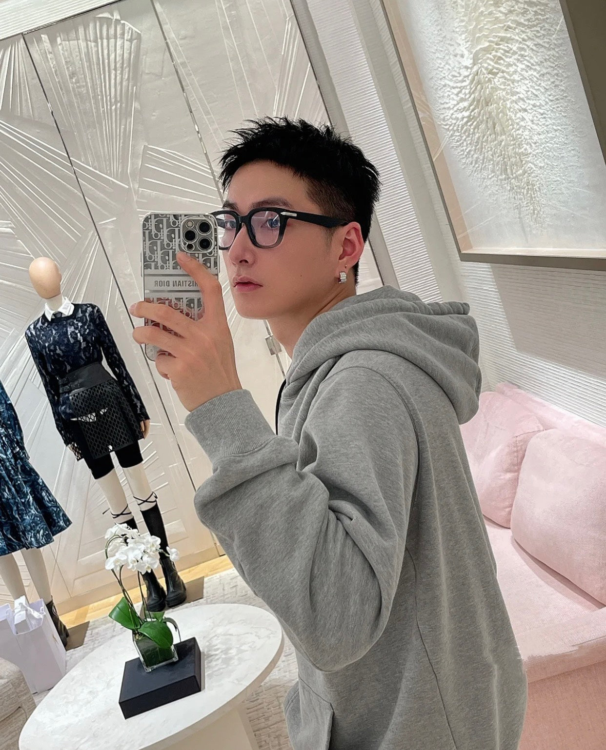 TJ셀러/디올 남성 루즈핏 후드