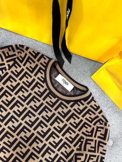 TJ Seller/Fendi Women's Pattern Knit