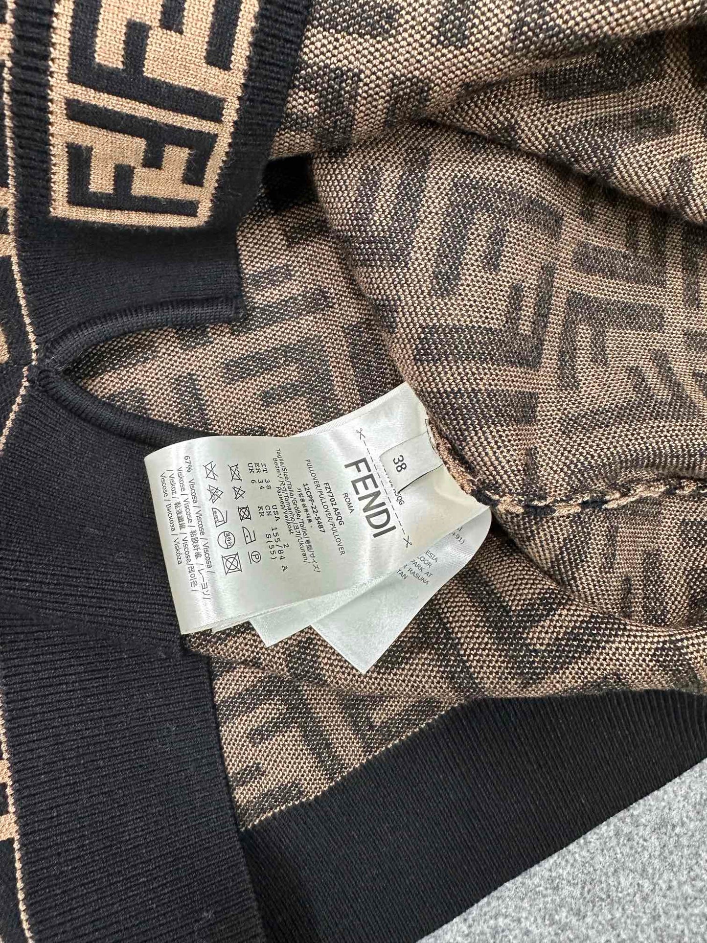 TJ Seller/Fendi Women's Pattern Knit