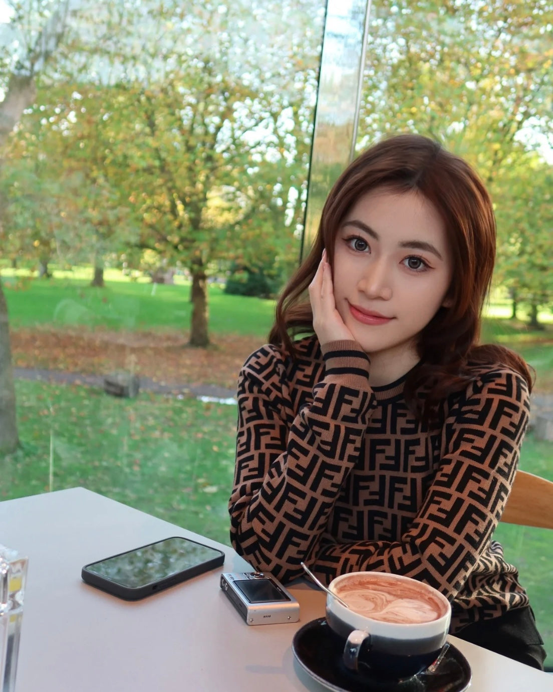 TJ Seller/Fendi Women's Pattern Knit