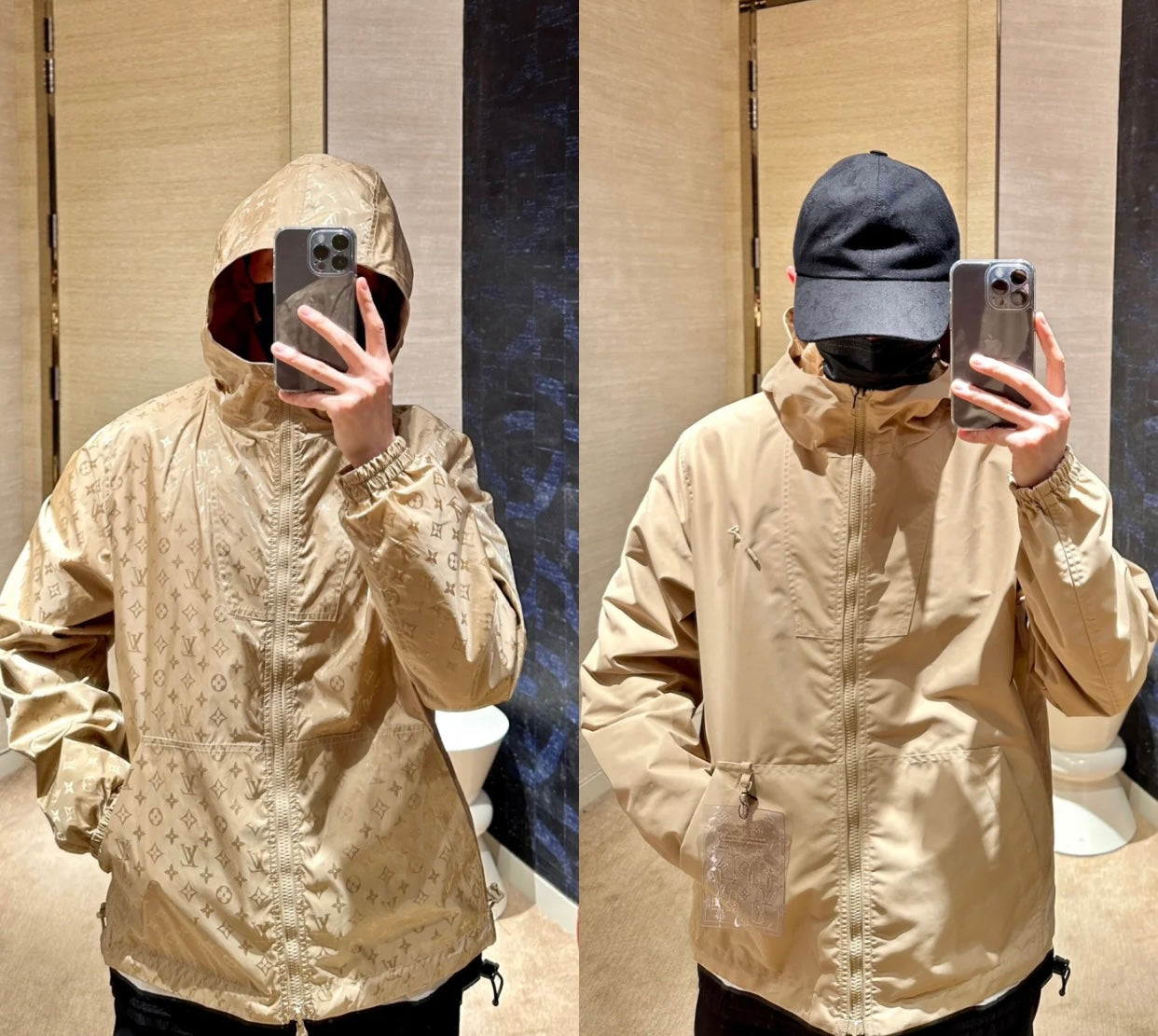 TJ셀러/루이비통 남성 양면 방풍 자켓