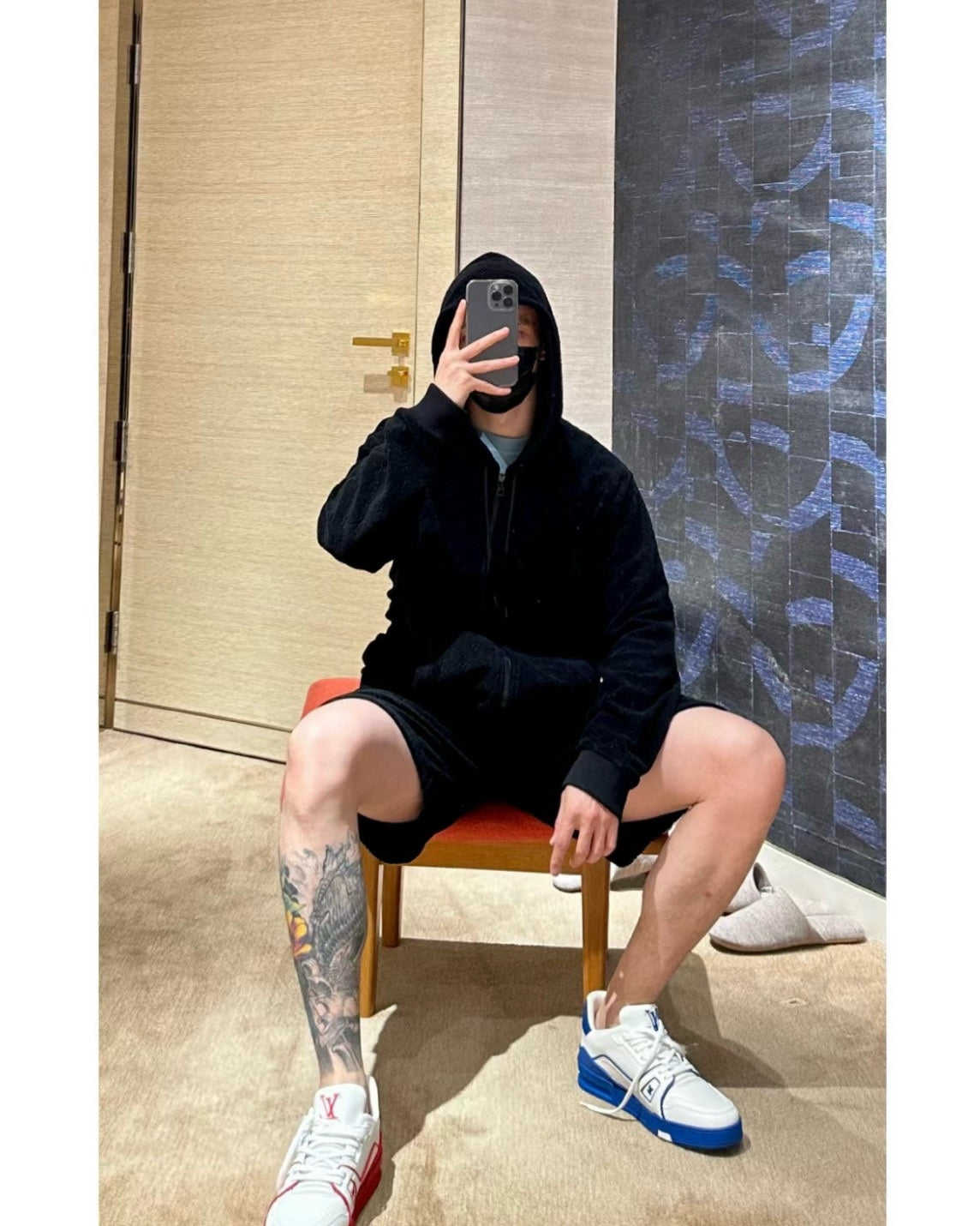 TJ셀러/루이비통 남성 지퍼 후드