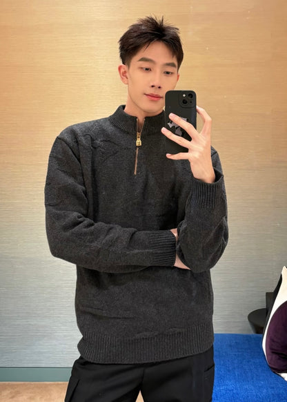 TJ셀러/루이비통 남성 반집업 니트