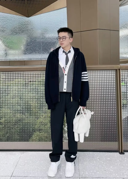 TJ셀러/톰브라운 남성 지퍼 후드 외투