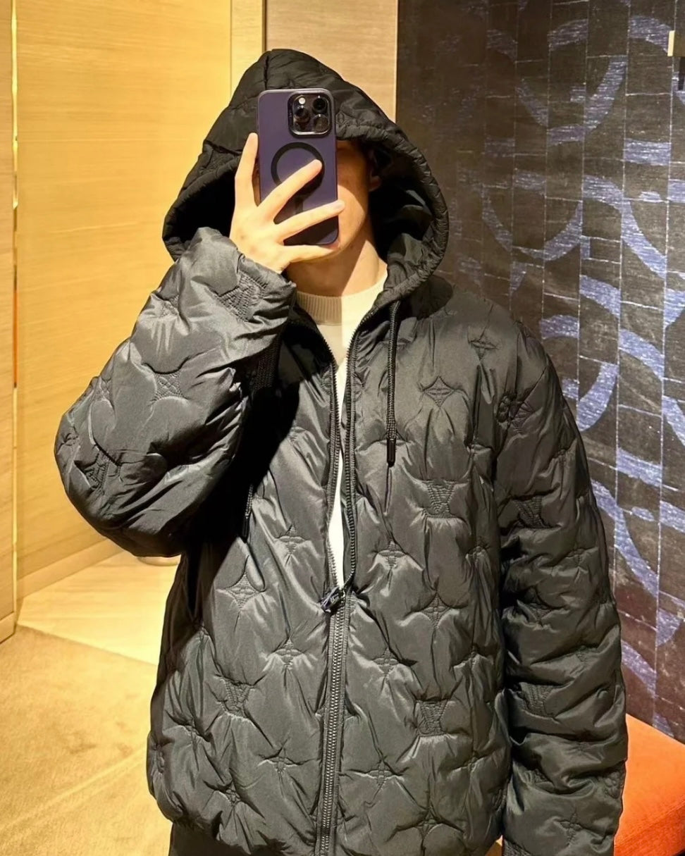 TJ셀러/ 루이비통 남성 후드 코트 자켓
