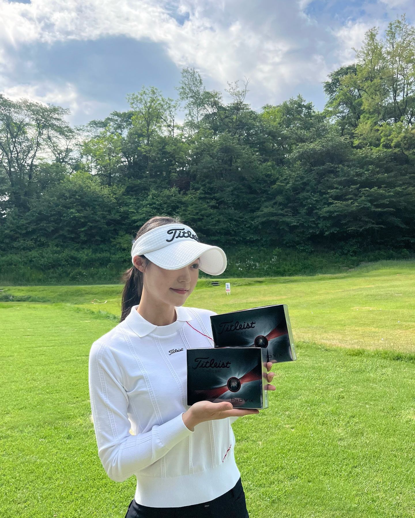 마이골프/Titleist 여성 니트