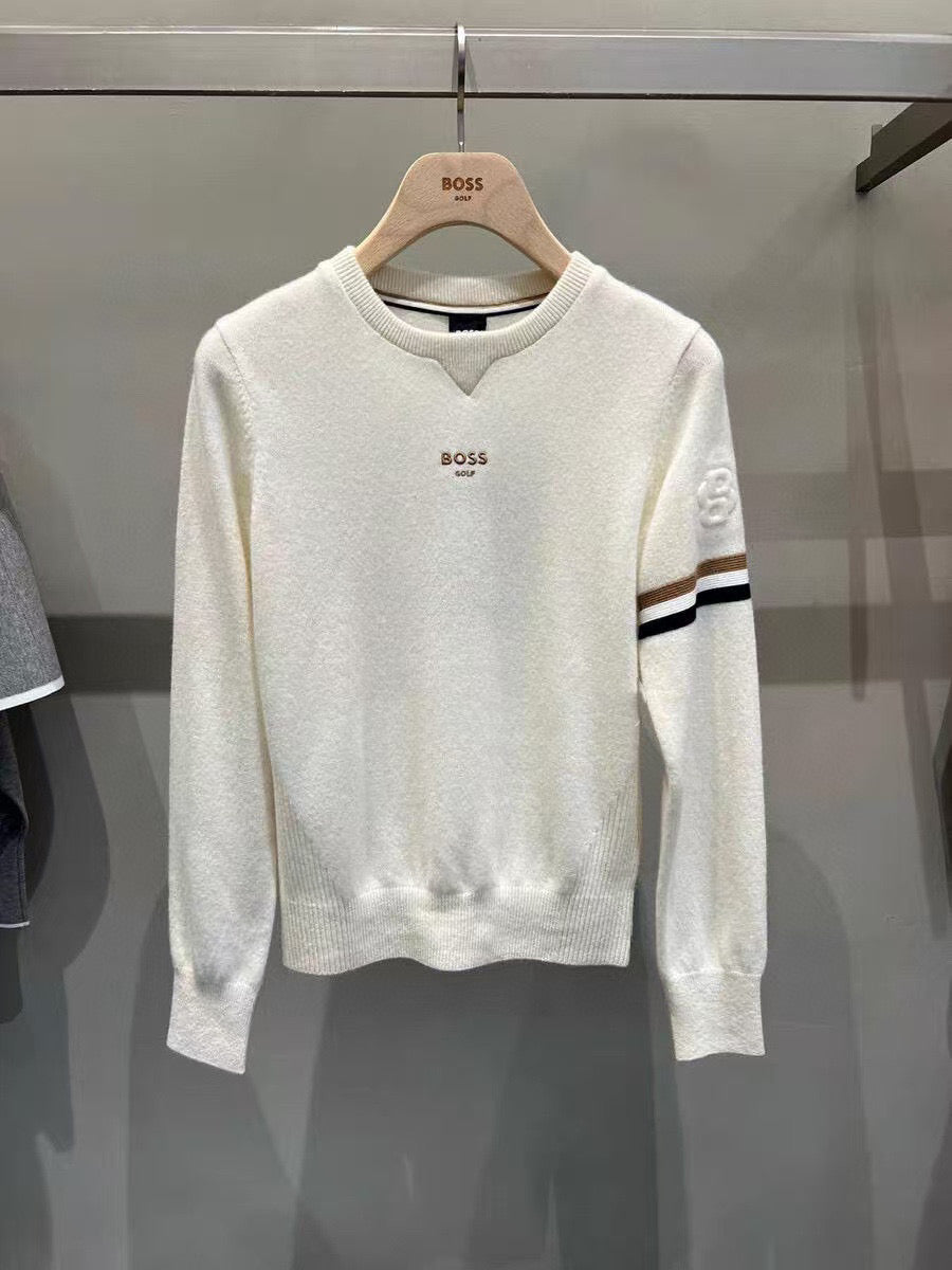 마이골프/ANEW golf 여성 라운드넥 긴팔 스웨터