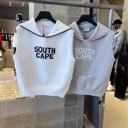 마이골프/SOUTHCAPE 여성 니트 조끼