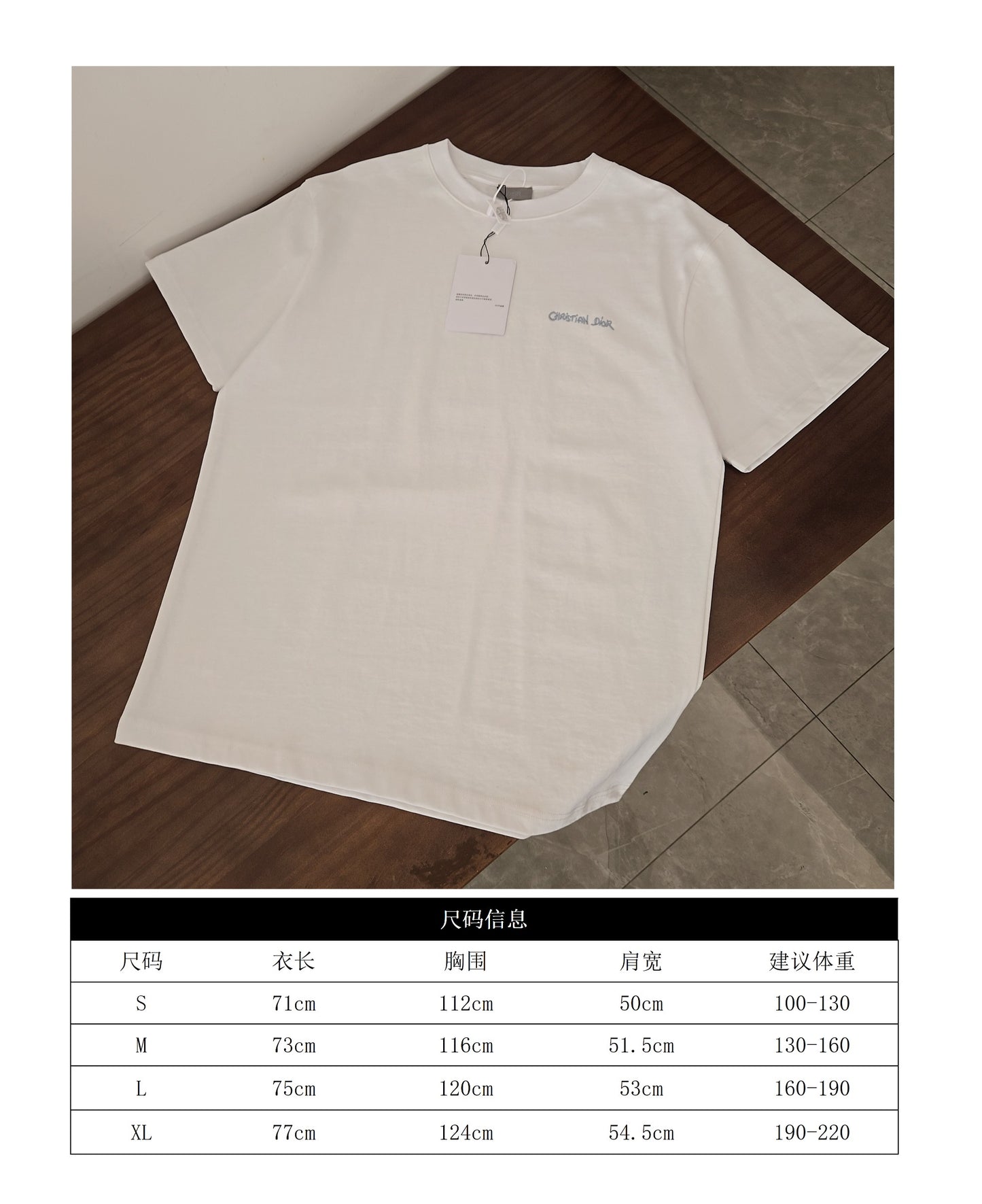 GTR/디올 남성 반팔 티셔츠