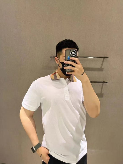 GTR/버버리 남성 폴로넥 반팔 셔츠