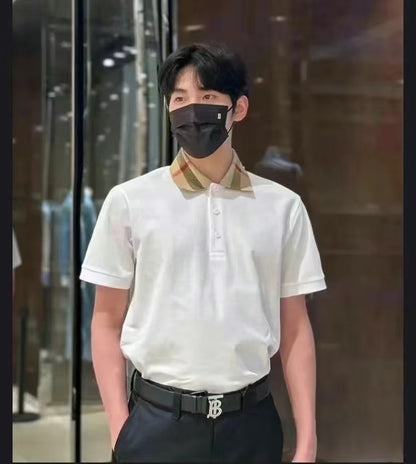 GTR/버버리 남성 폴로넥 반팔 셔츠