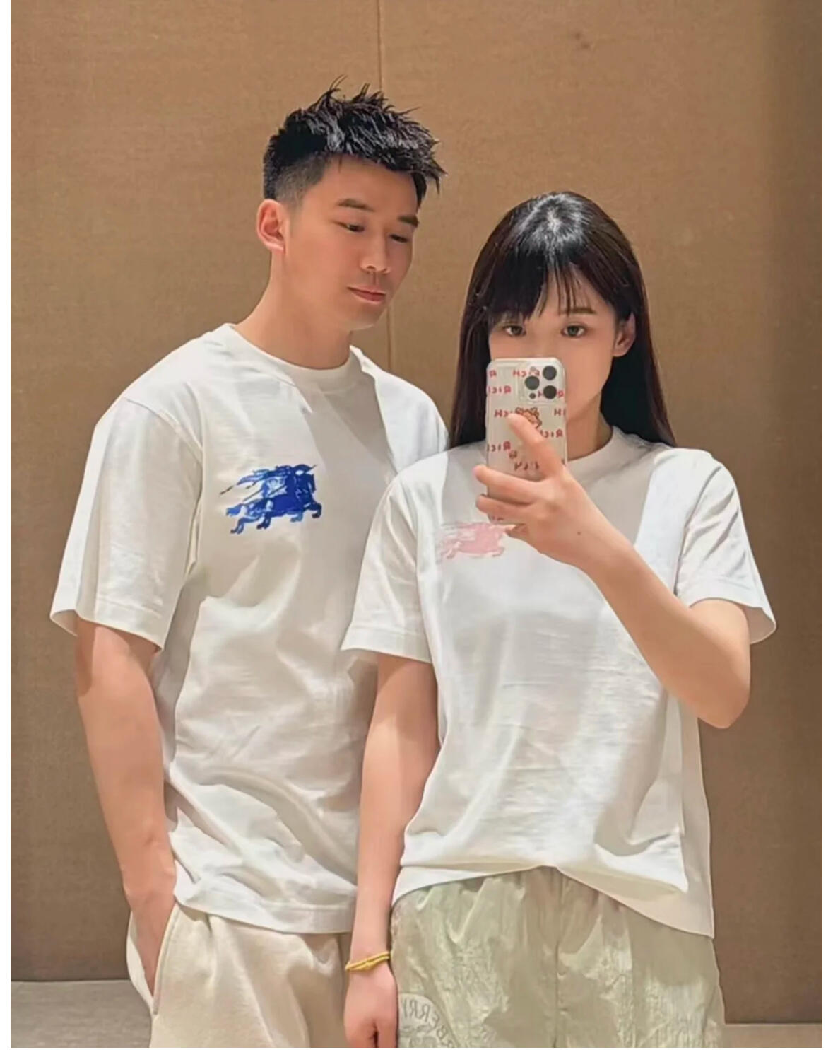 R공장/버버리 남성 반팔 티셔츠
