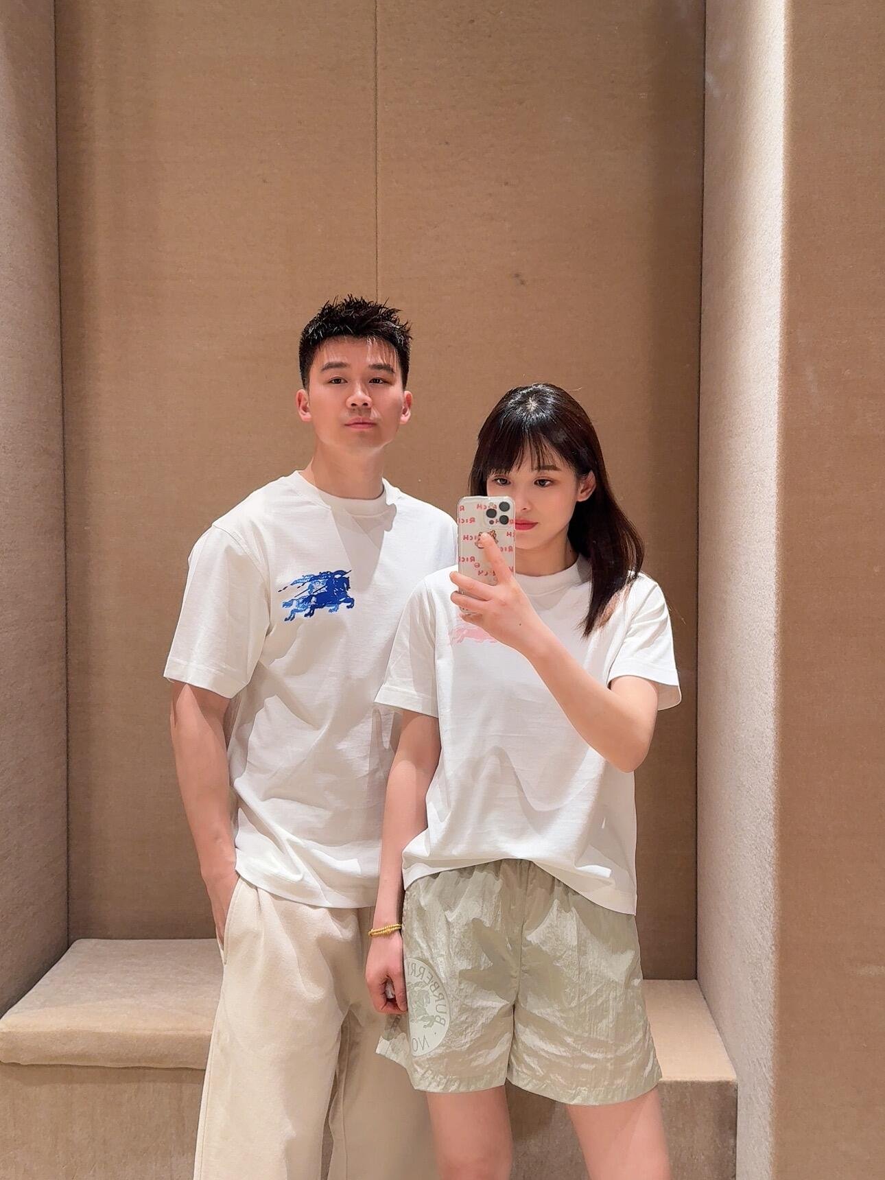 R공장/버버리 남성 반팔 티셔츠