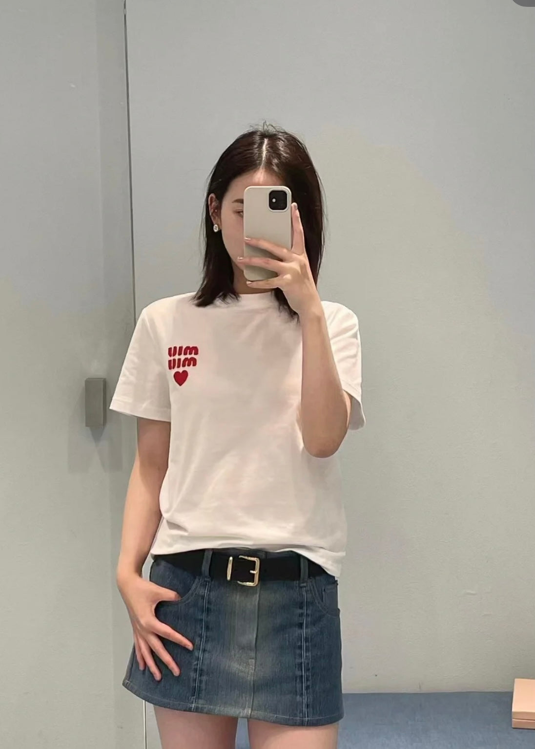 TJ셀러/미우미우 여성 반팔 티셔츠