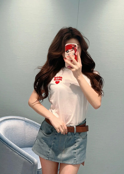 TJ셀러/미우미우 여성 반팔 티셔츠