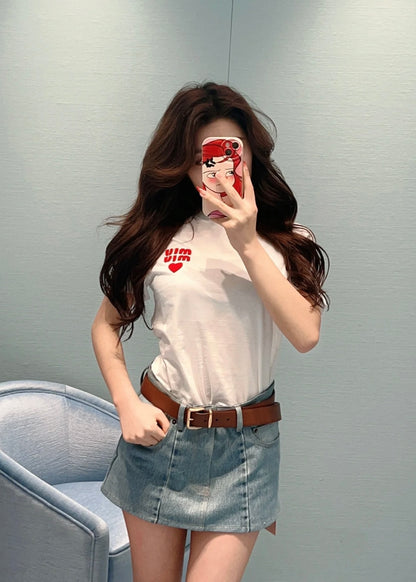 TJ셀러/미우미우 여성 반팔 티셔츠