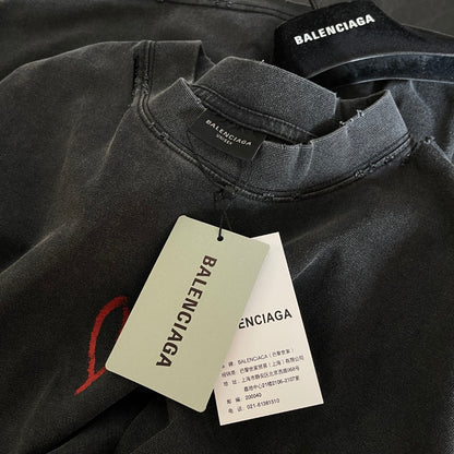 R공장/발렌시아가 남성 반팔 티셔츠