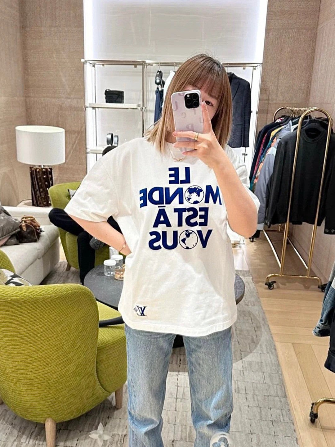 R공장/루이비통 남성 반팔 티셔츠