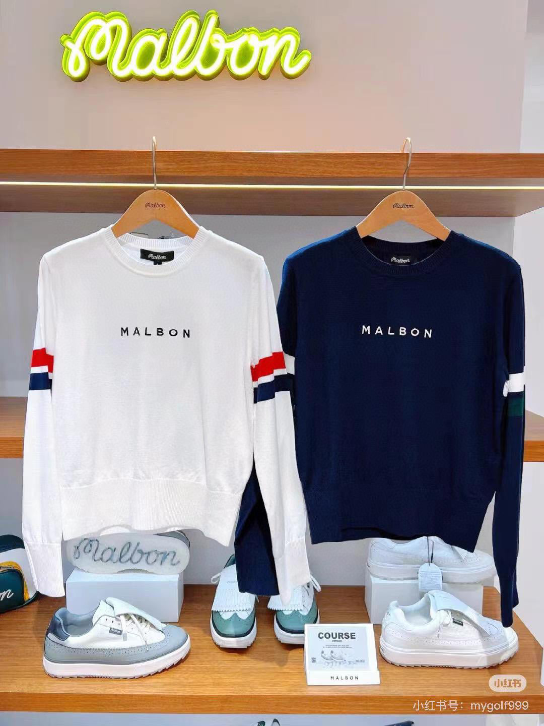 마이골프 / MALBON 남성 니트