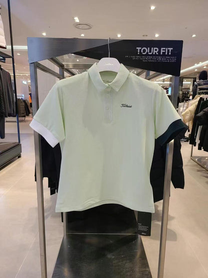 마이골프 / Titleist 여성 폴로넥 반팔