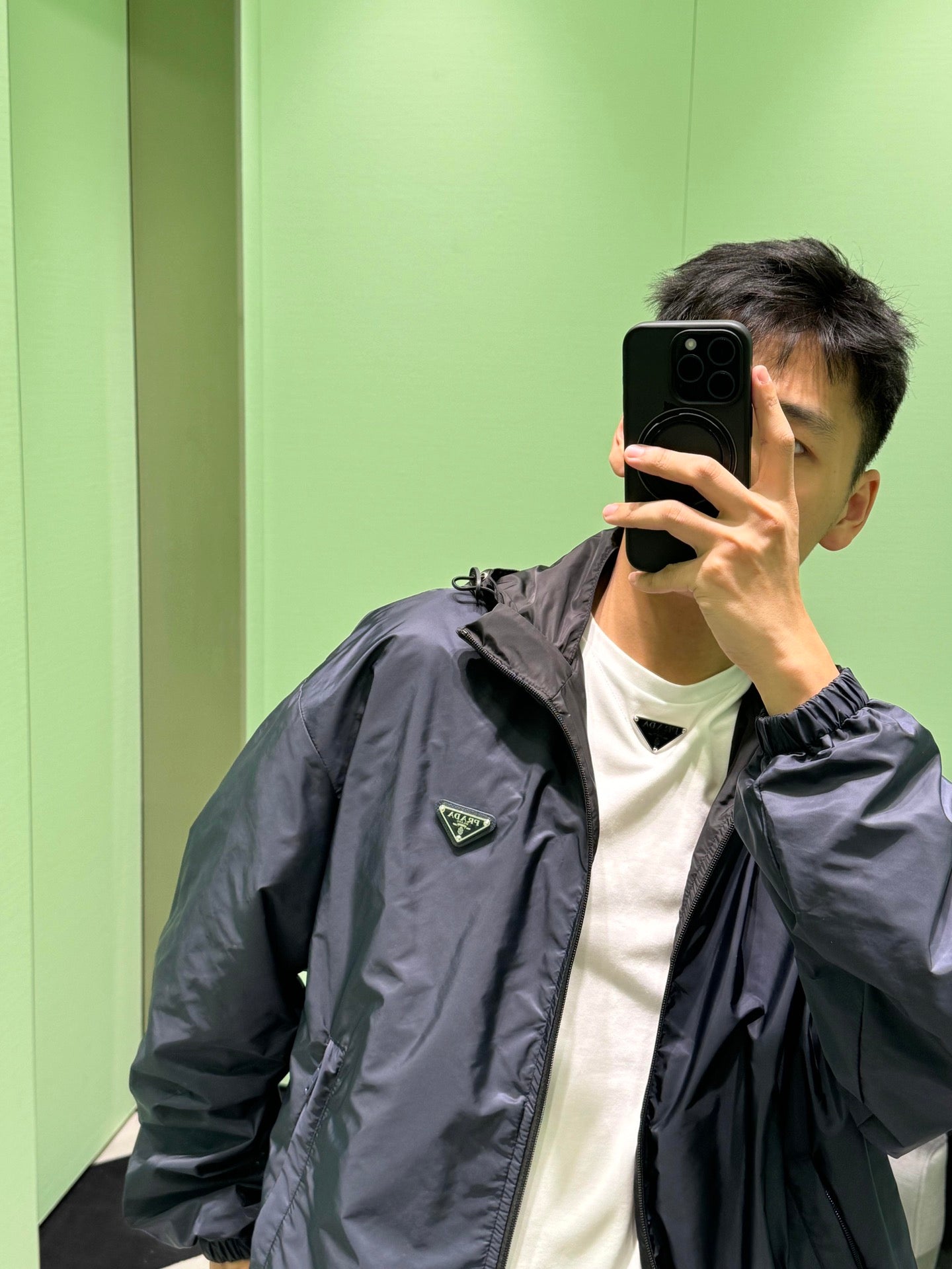R공장 / 프라다 남성 후드 자켓