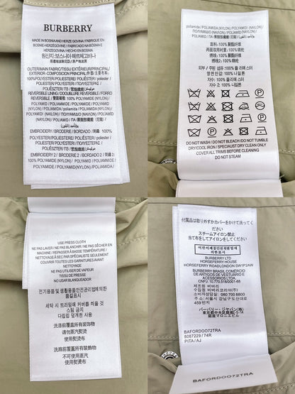 R공장 / 버버리 남성 여성 양면 체크 자켓