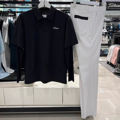 마이골프 / Titleist 남성 반팔 셔츠