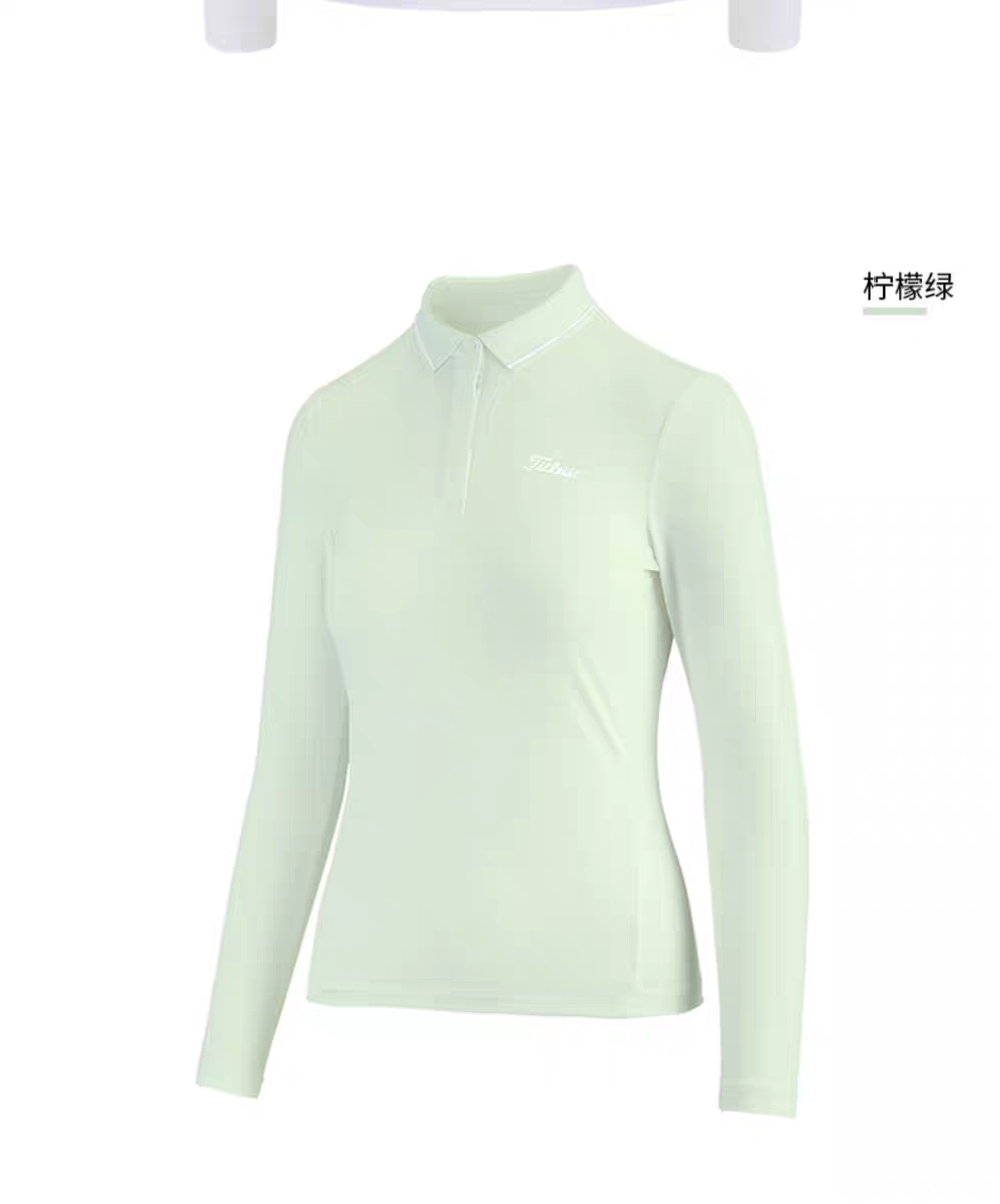 마이골프 / Titleist 여성 폴로넥 긴팔 티셔츠