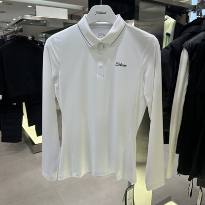 마이골프 / Titleist 여성 폴로넥 긴팔 티셔츠