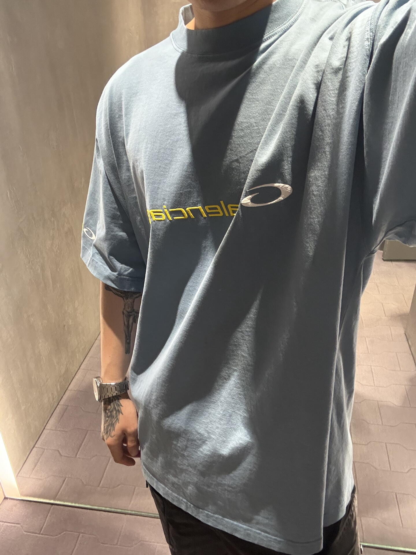 BVG / 발렌시아가 남성 반팔 티셔츠