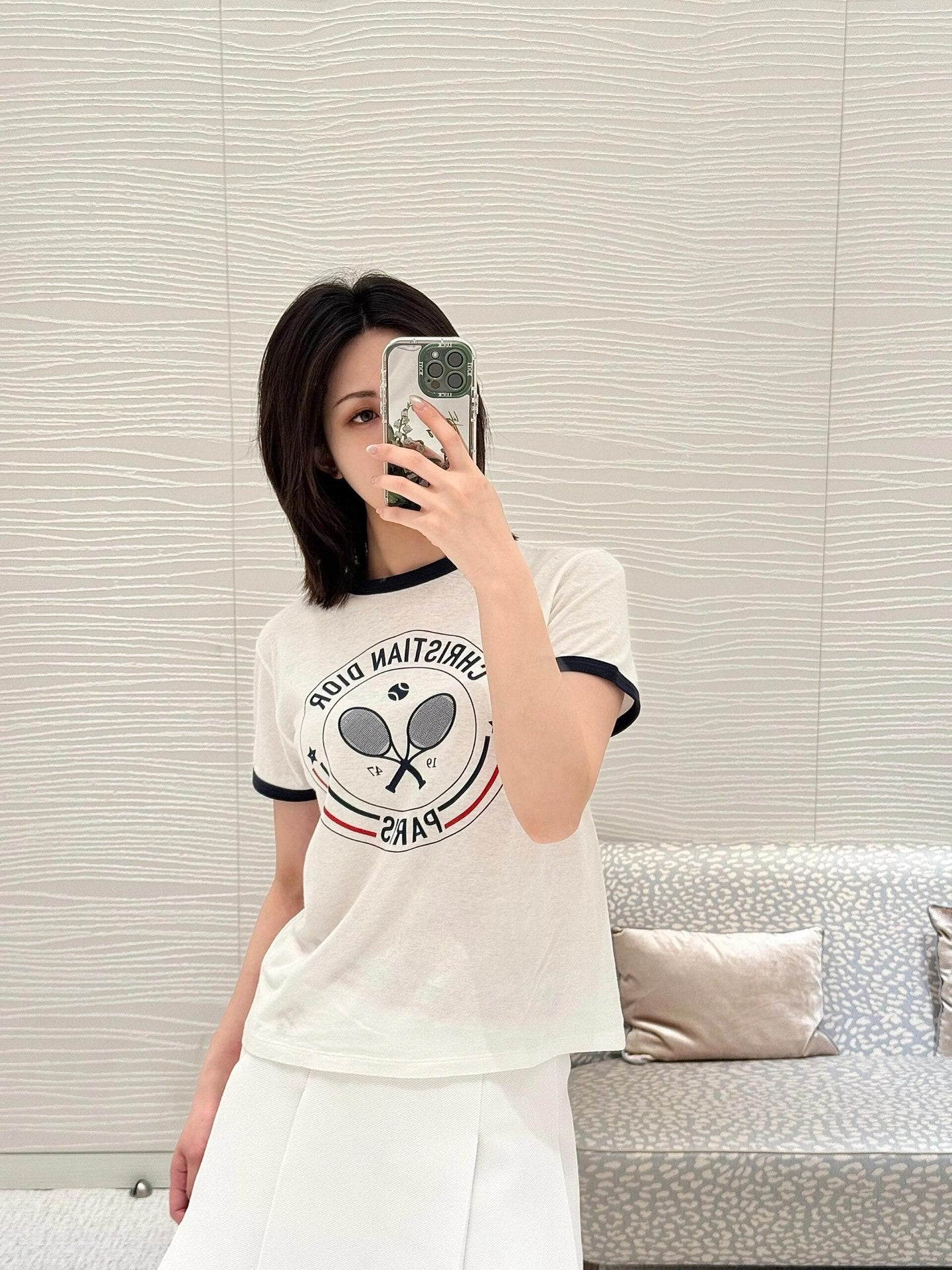 R공장 / 디올 여성 반팔 티셔츠