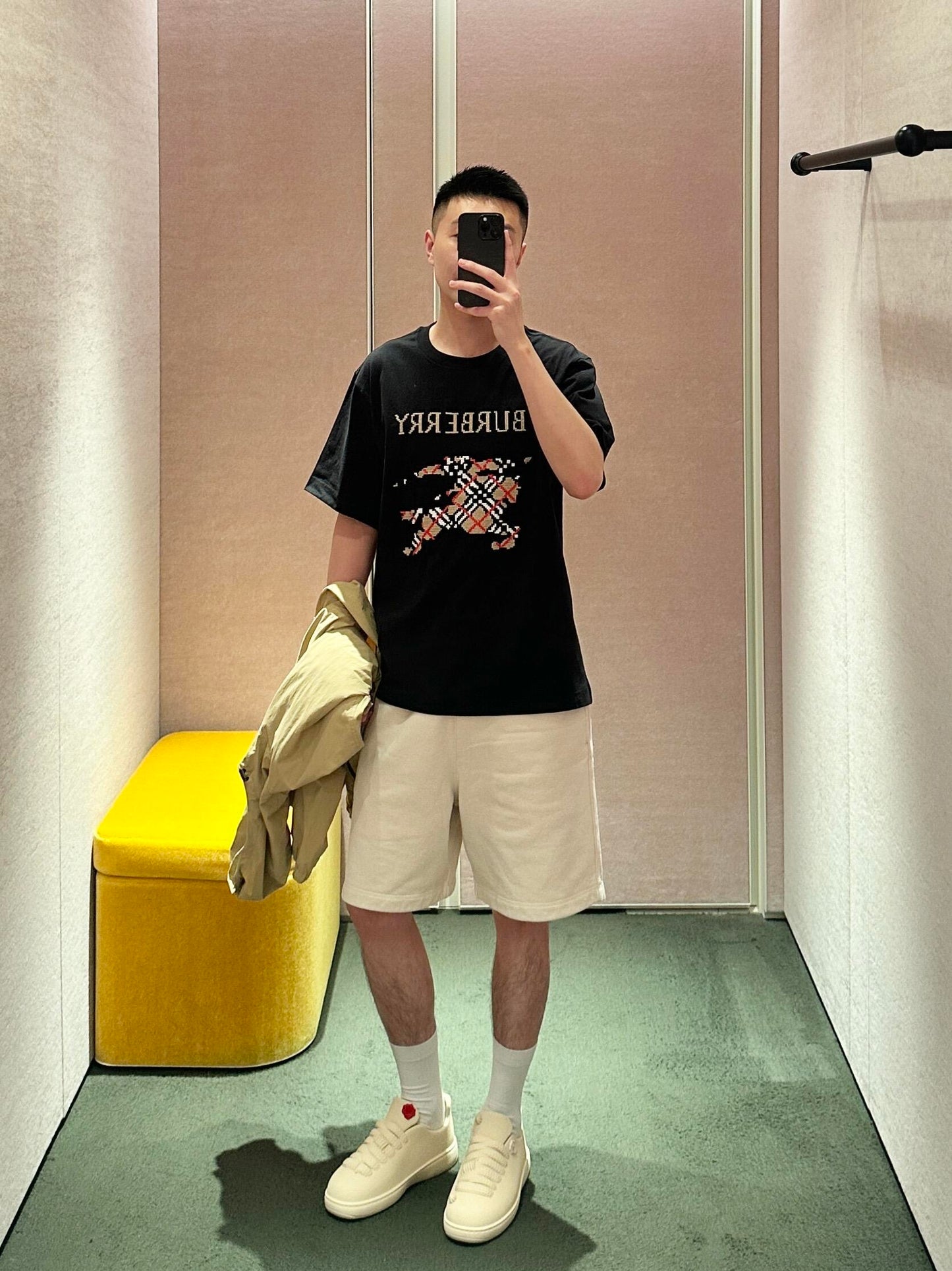 R공장 / 버버리 남성 반팔 티셔츠