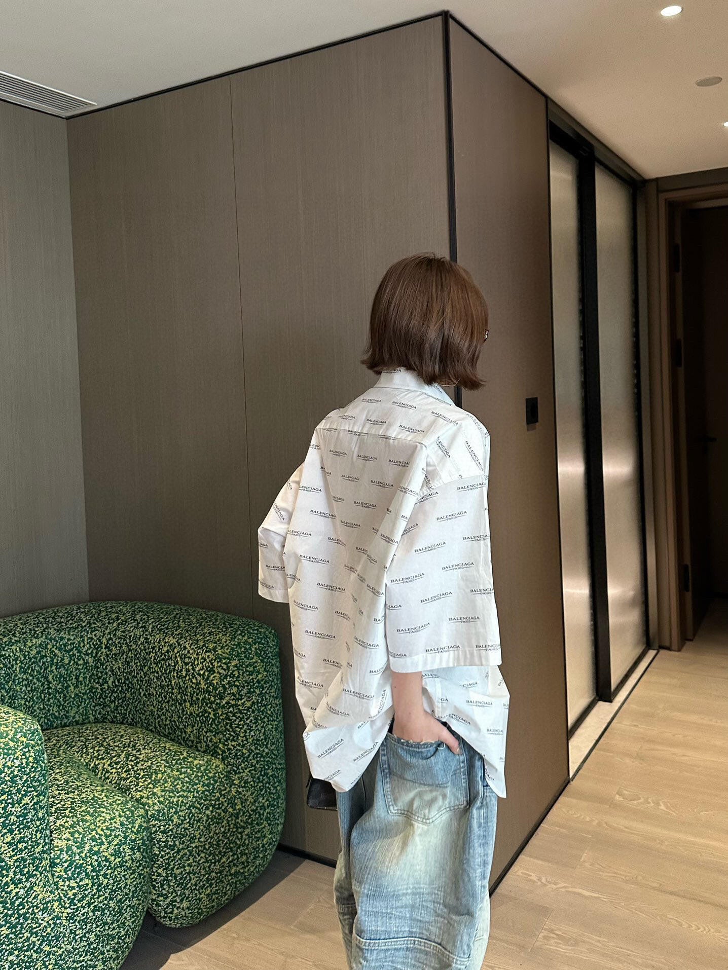 체인2호 / 발렌시아가 남성 반팔 셔츠