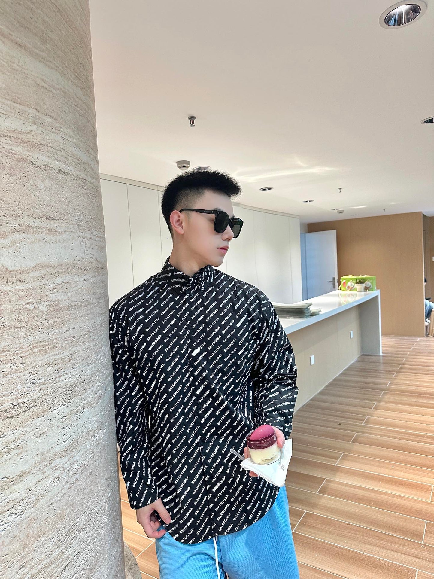 GTR / 발렌시아가 남성 셔츠