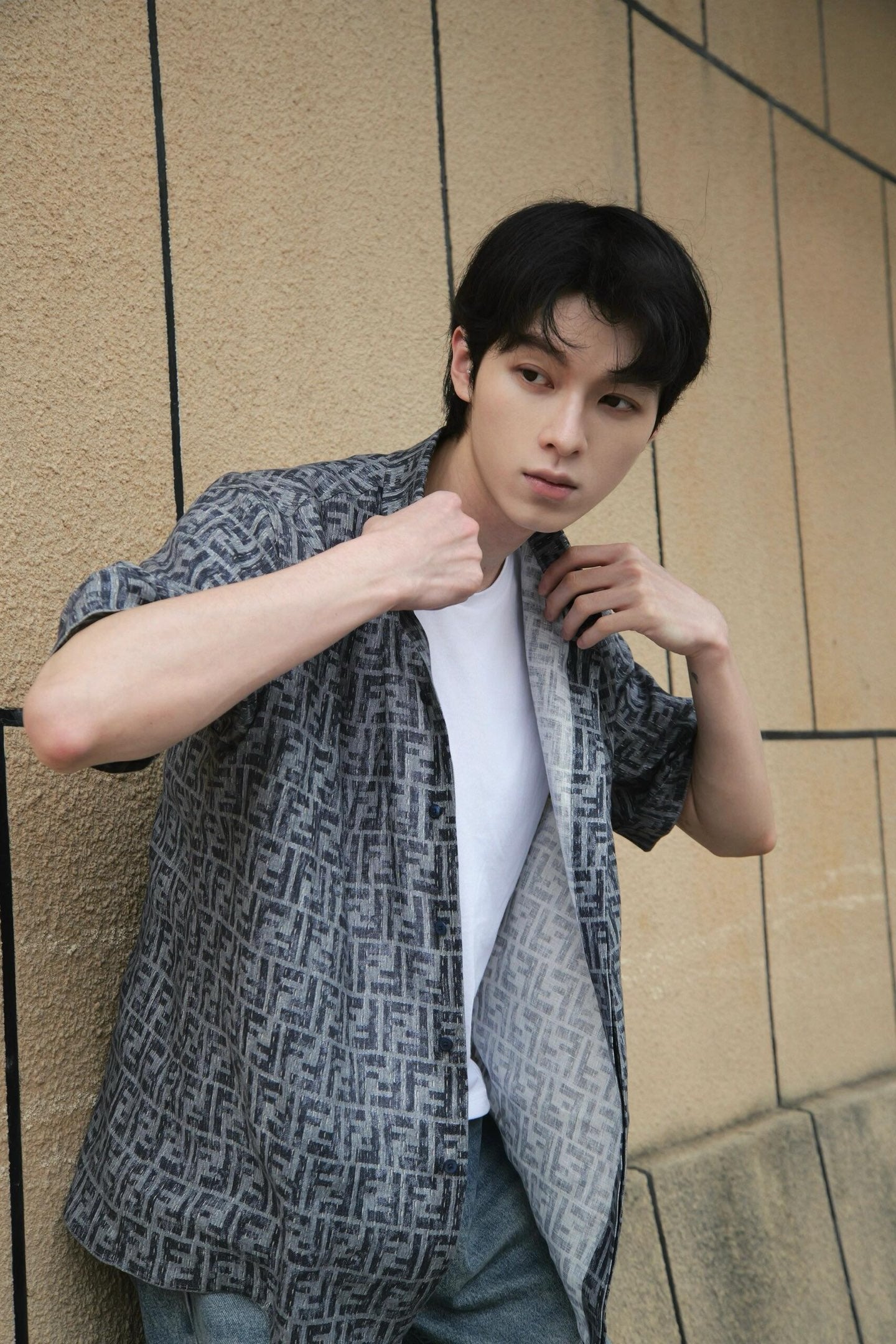 R Factory / Fendi Men's Short-Sleeved Shirt