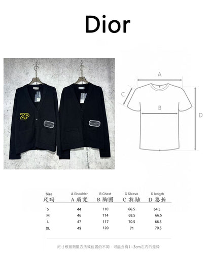 사슬 / 디올 남성 니트 가디건