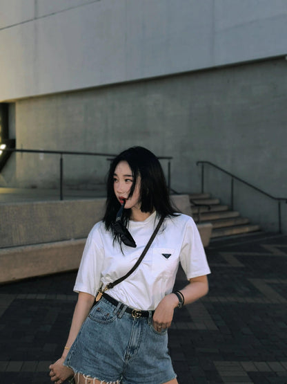 GTR / 프라다 남성 여성 반팔 티셔츠